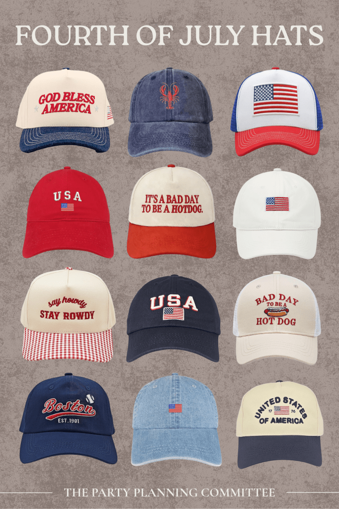 fourth of july&nbsp;hats